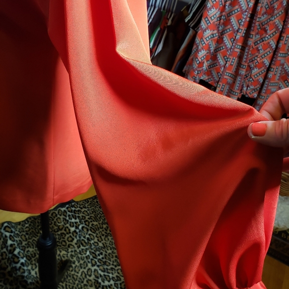 VINTAGE 70'S ANNE KLEIN PLEATED BLOUSE - Picture 7 of 8